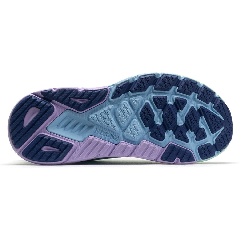 Hoka One One Arahi 6 Textile Womens Trainers#color_sunlit ocean lilac mist