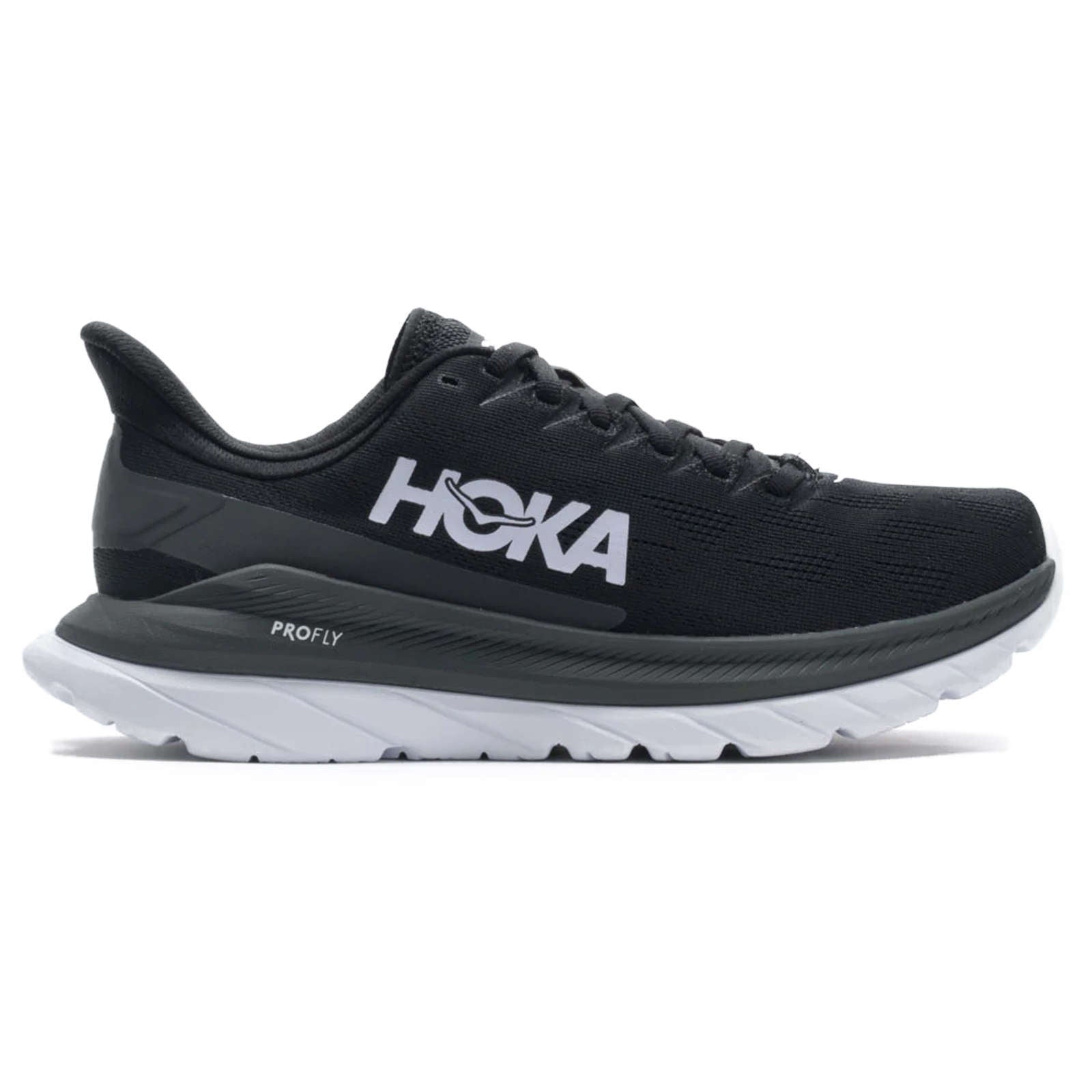 Hoka One One Mach 4 Mesh Men's Low-Top Road Running Trainers#color_black dark shadow