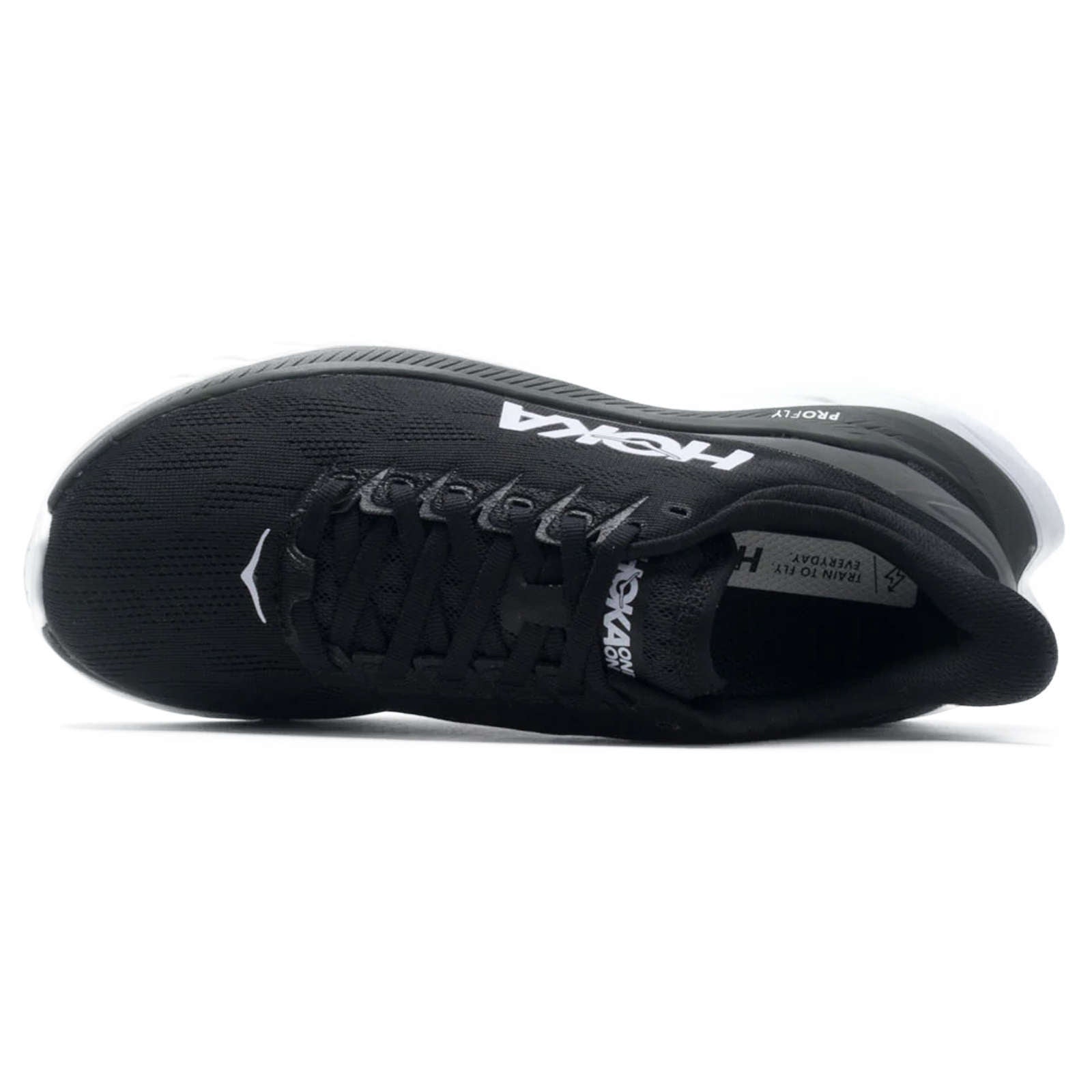 Hoka One One Mach 4 Mesh Men's Low-Top Road Running Trainers#color_black dark shadow