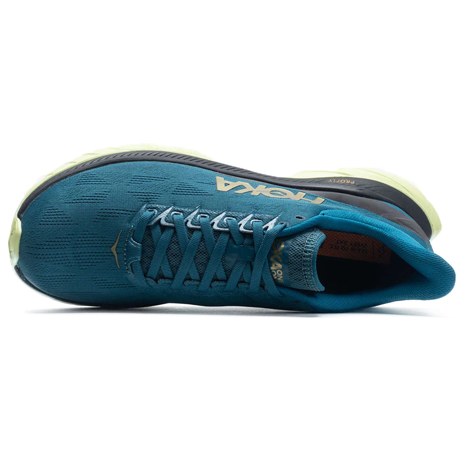 Hoka One One Mach 4 Mesh Men's Low-Top Road Running Trainers#color_blue coral black