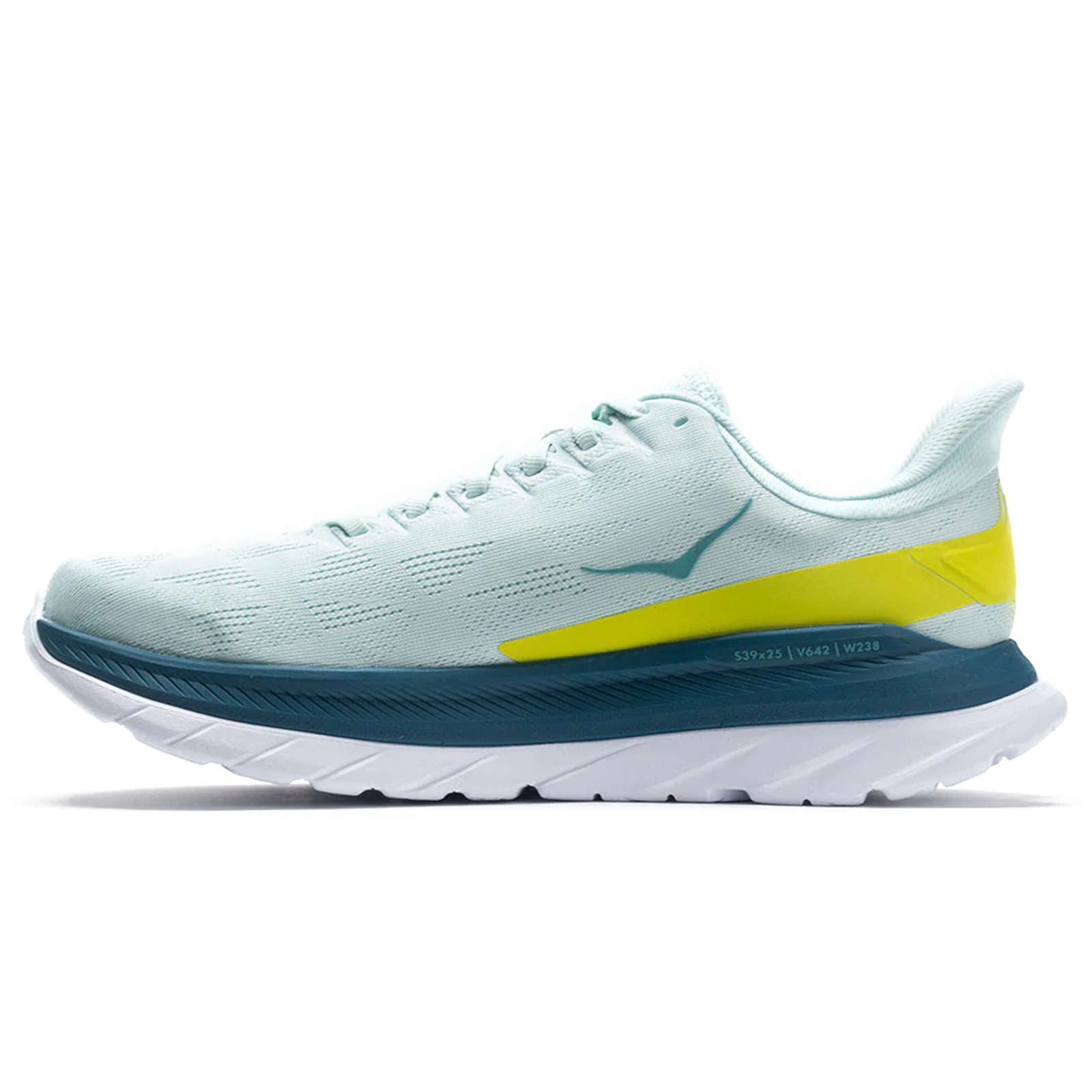 Hoka One One Mach 4 Mesh Men's Low-Top Road Running Trainers#color_blue glass evening primrose