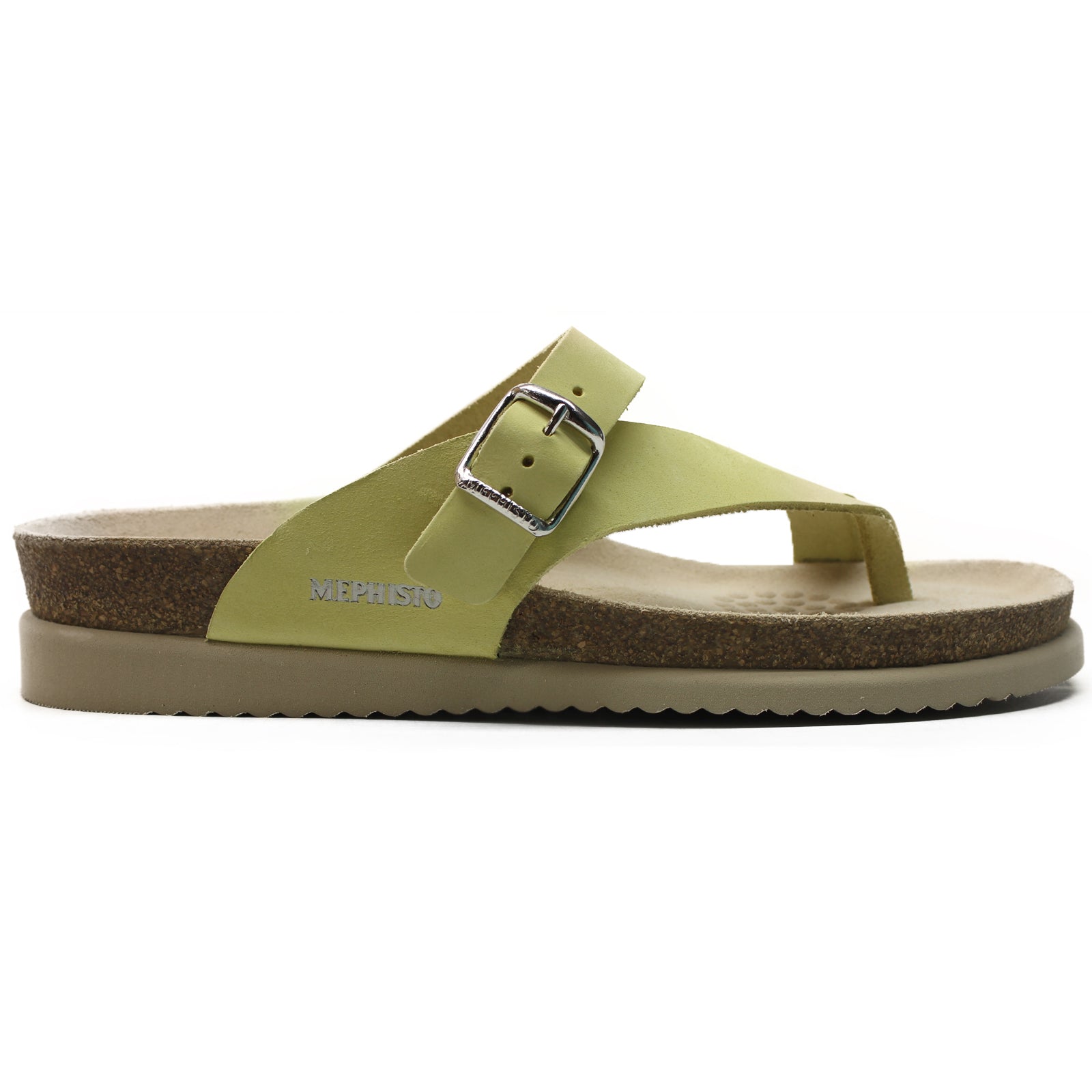 Mephisto Helen Nubuck Womens Sandals#color_yellow