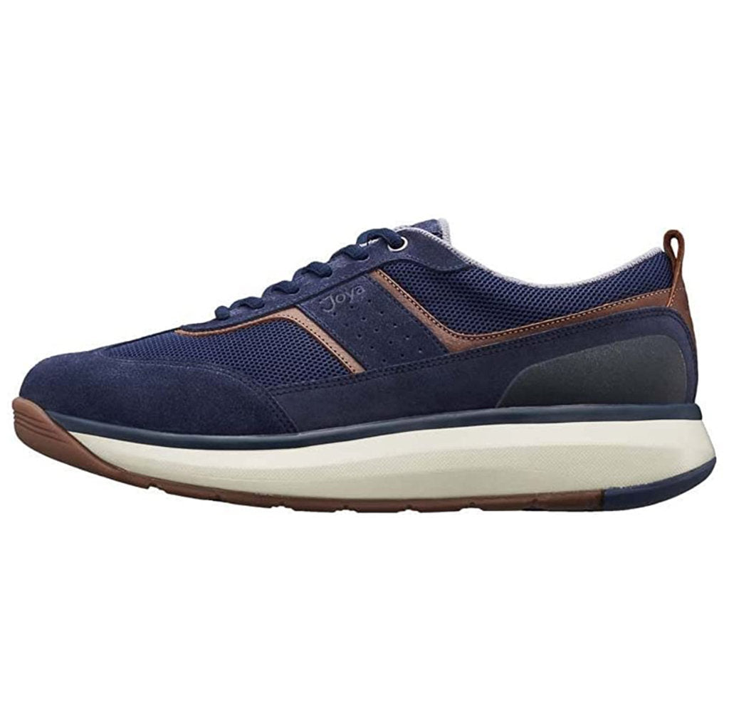 Joya David II Suede Textile Mens Trainers#color_dark blue