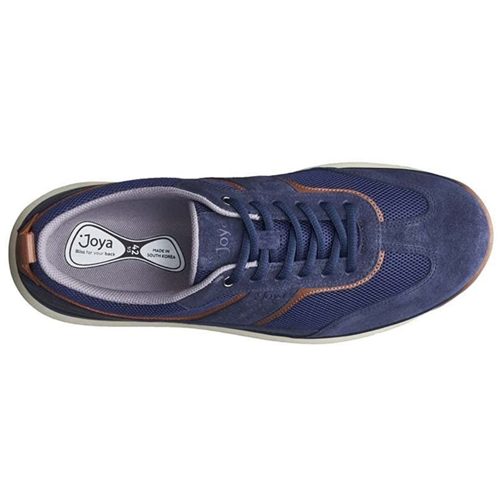 Joya David II Suede Textile Mens Trainers#color_dark blue