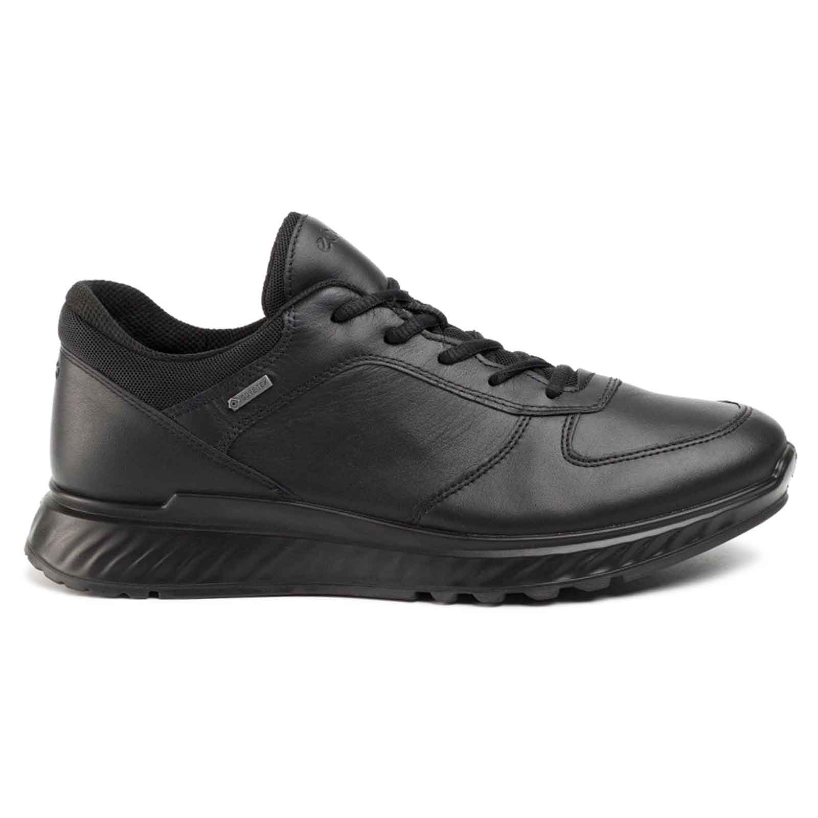 Ecco Exostride Low GTX Leather Mens Shoes#color_black