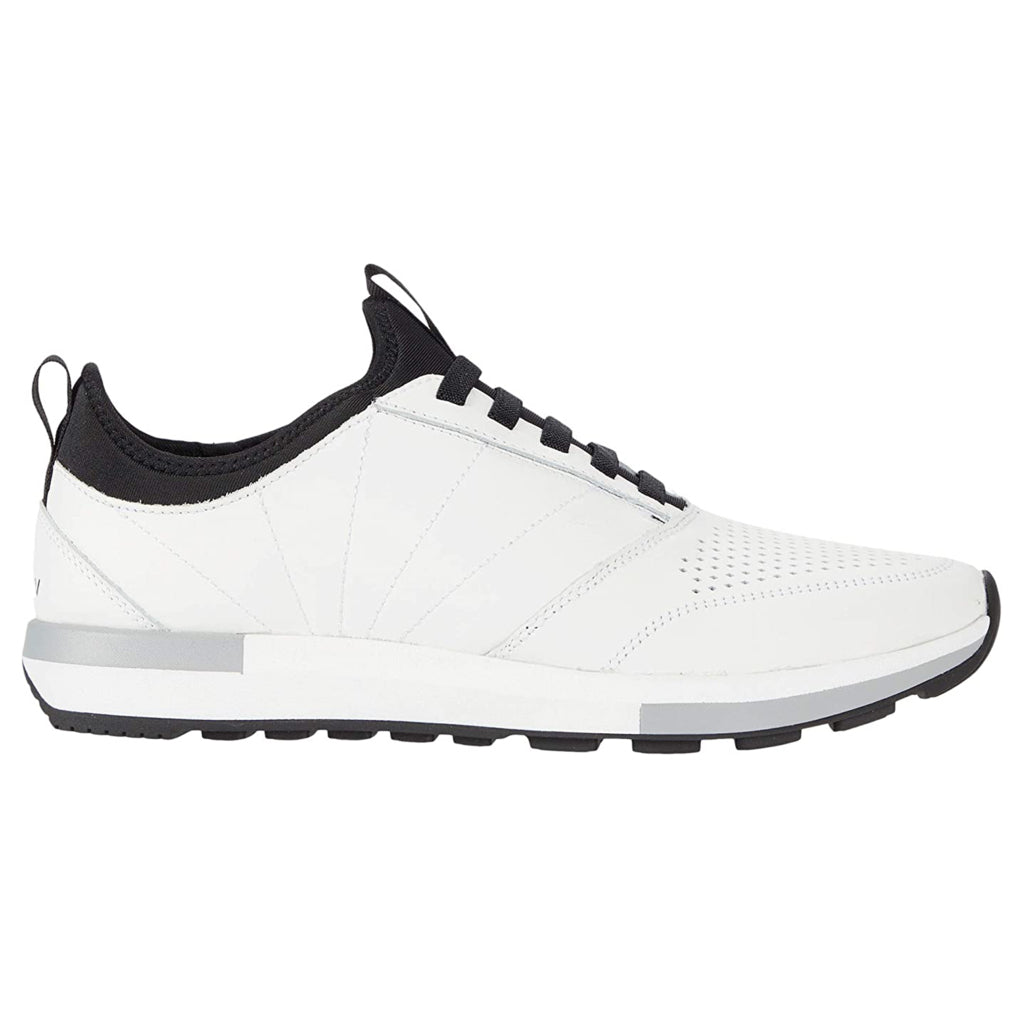 Vionic Trent Leather Mens Trainers#color_white