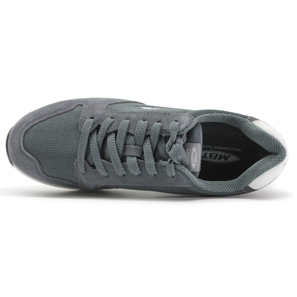 MBT MBT 1997 Classic Leather Textile Mens Trainers#color_dark grey