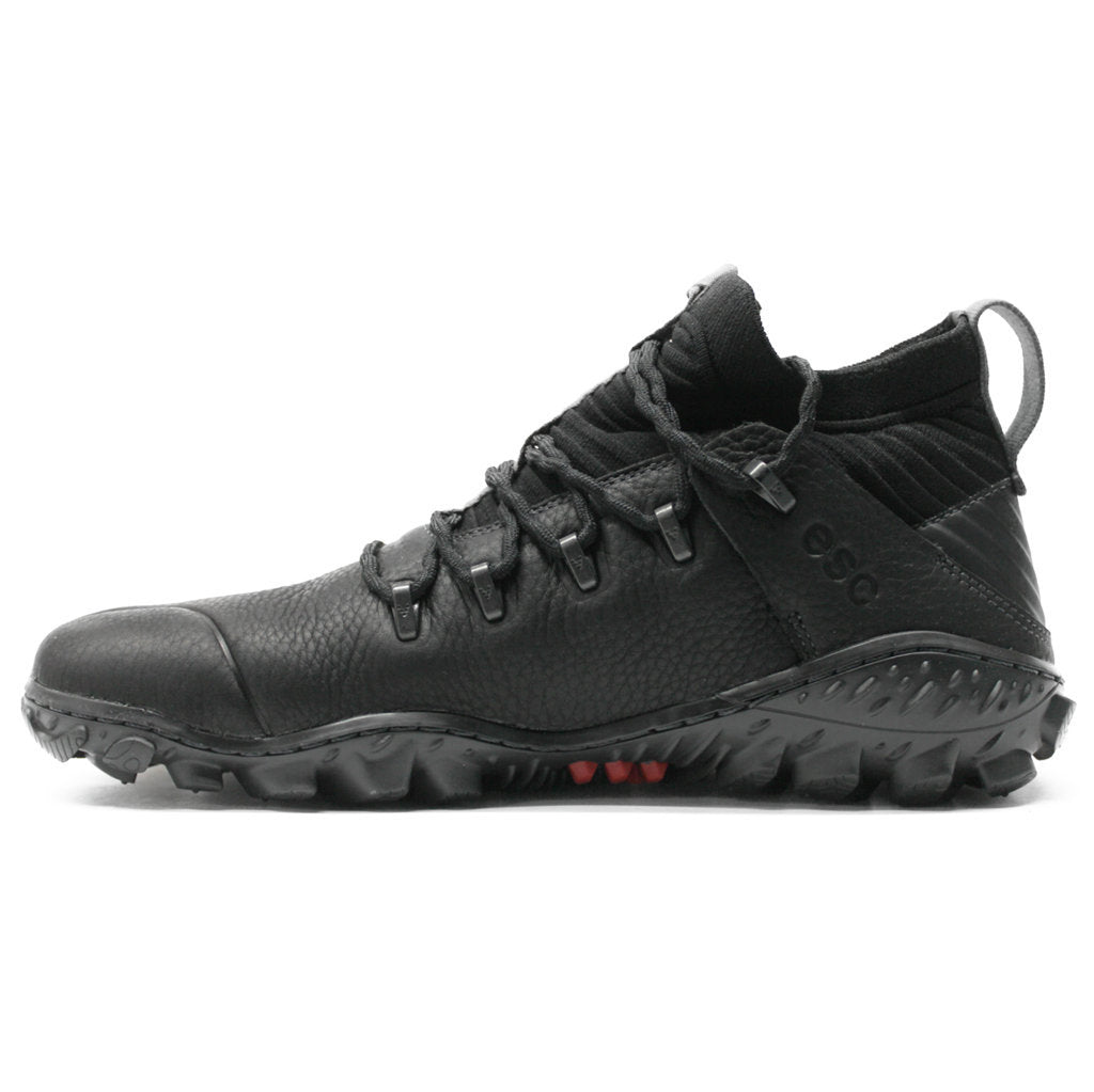 Vivobarefoot Magna Forest ESC Leather Textile Mens Trainers#color_obsidian