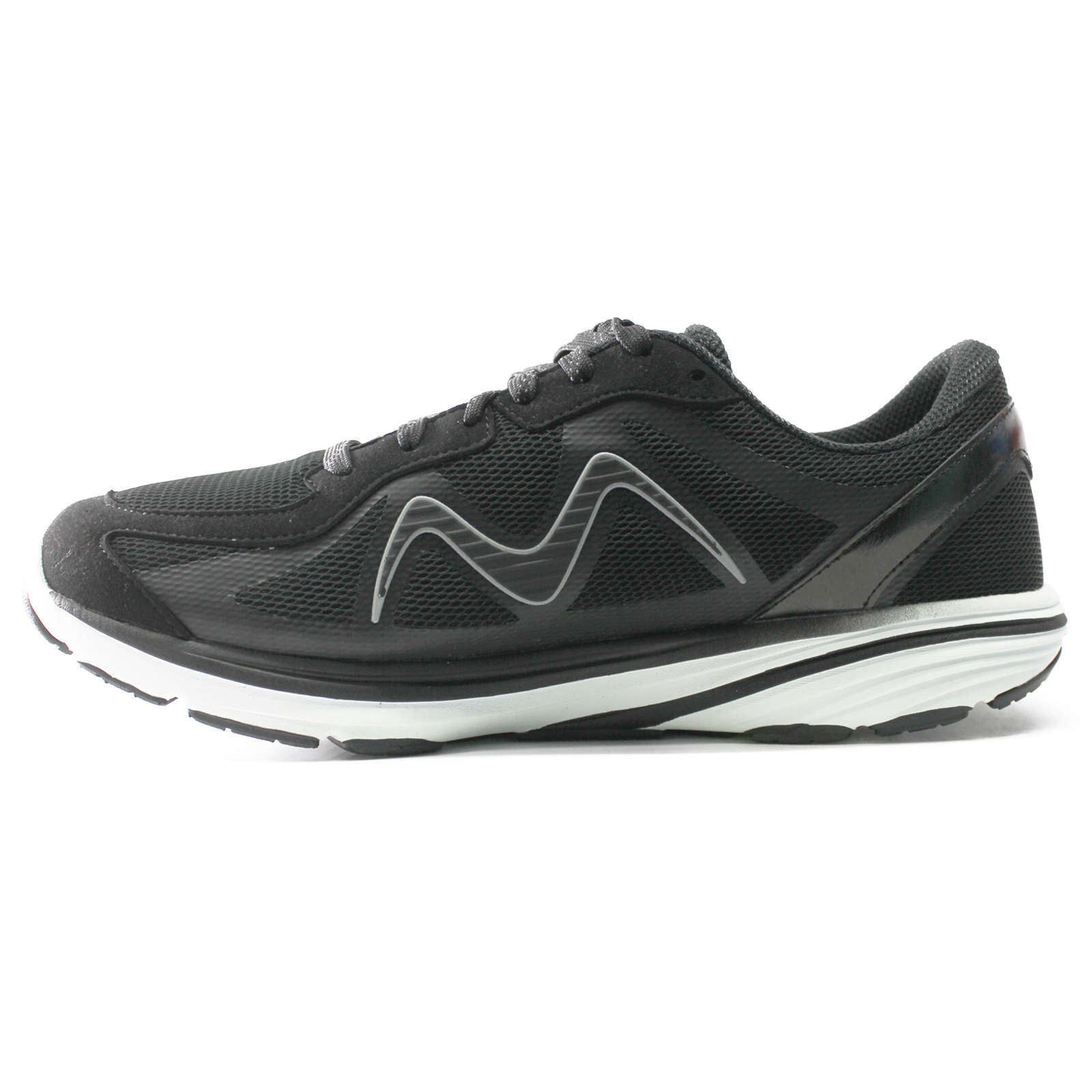 MBT Speed 3 Suede & Mesh Men's Low-Top Trainers#color_black