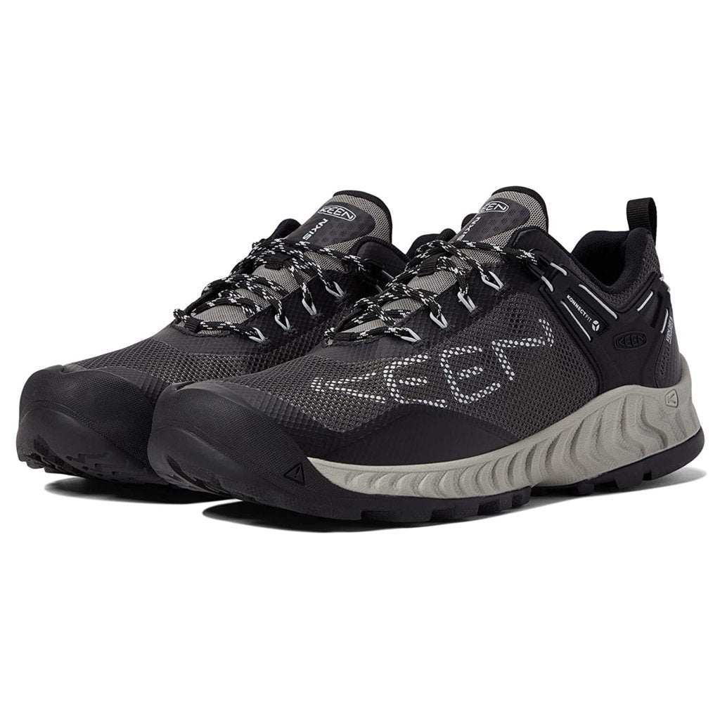 Keen NXIS EVO Mesh Men's Lightweight Waterproof Hiking Trainers#color_magnet vapor