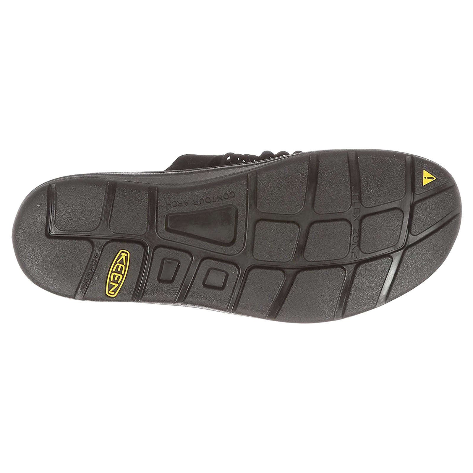 Keen UNEEK II Recycled Textile 2-Cord Women's Slide Sandals#color_black black