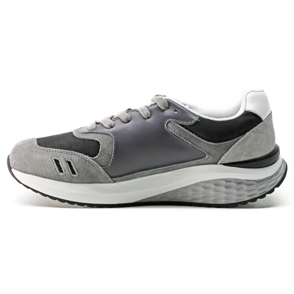 MBT Soho 1996 Suede & Nylon Men's Low-Top Trainers#color_black grey