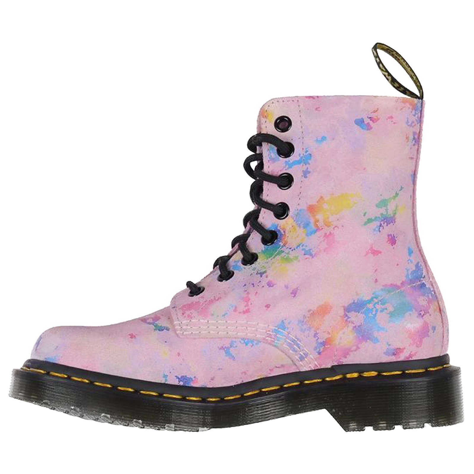 Dr. Martens 1460 Pascal Suede Leather Women's Ankle Boots#color_pink