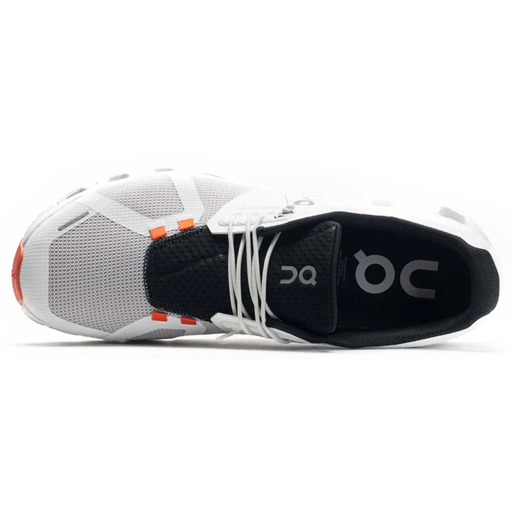 On Running Cloud 5 Push Textile Men's Low-Top Trainers#color_white flame