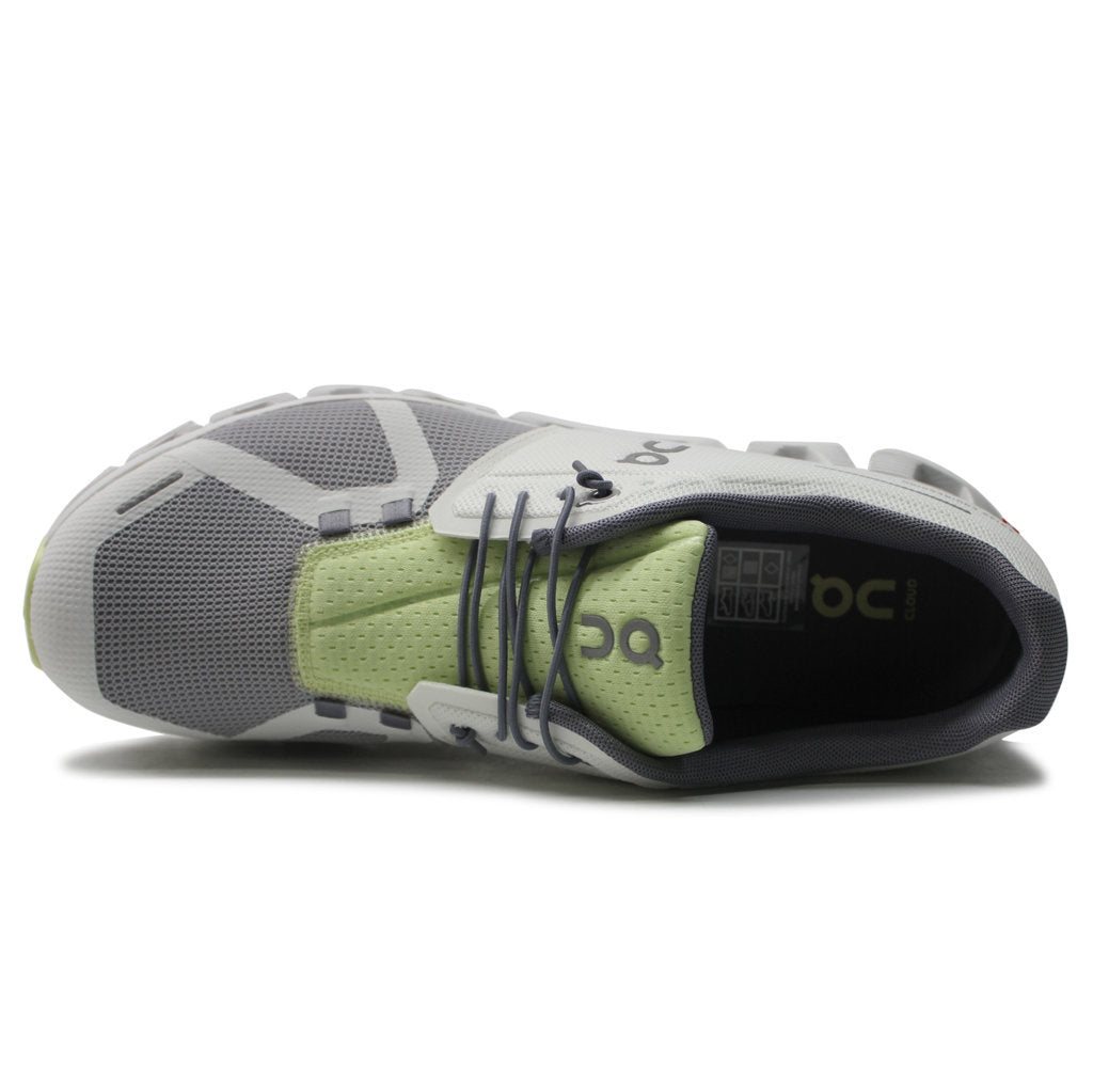 On Running Cloud 5 Push Textile Men's Low-Top Trainers#color_undyed white glacier