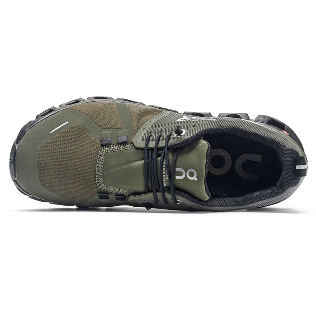 On Cloud 5 Waterproof Textile Synthetic Women's Trainers#color_olive black