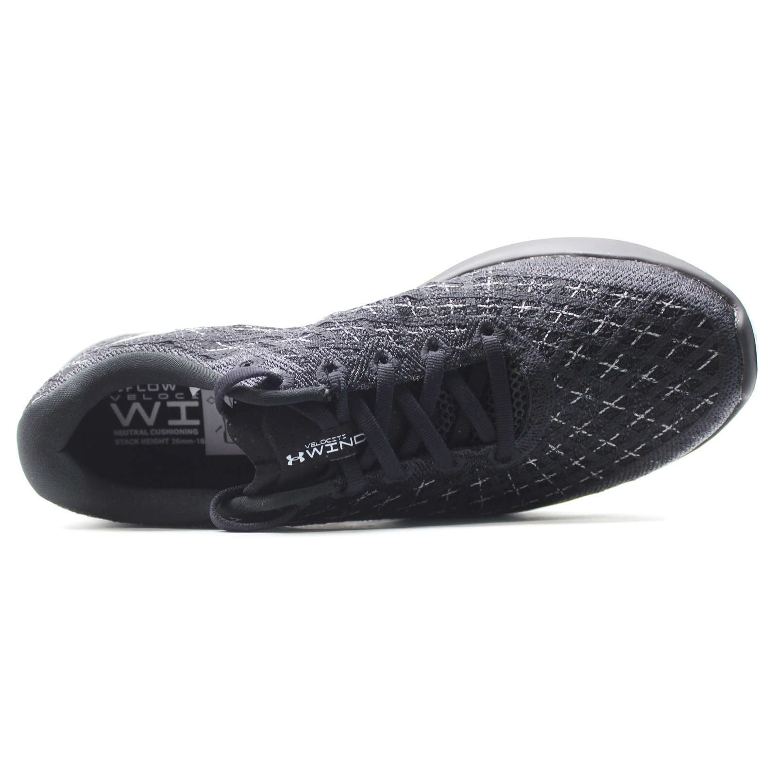 Under Armour Flow Velociti Wind 2 Synthetic Textile Men's Low-Top Trainers#color_black black