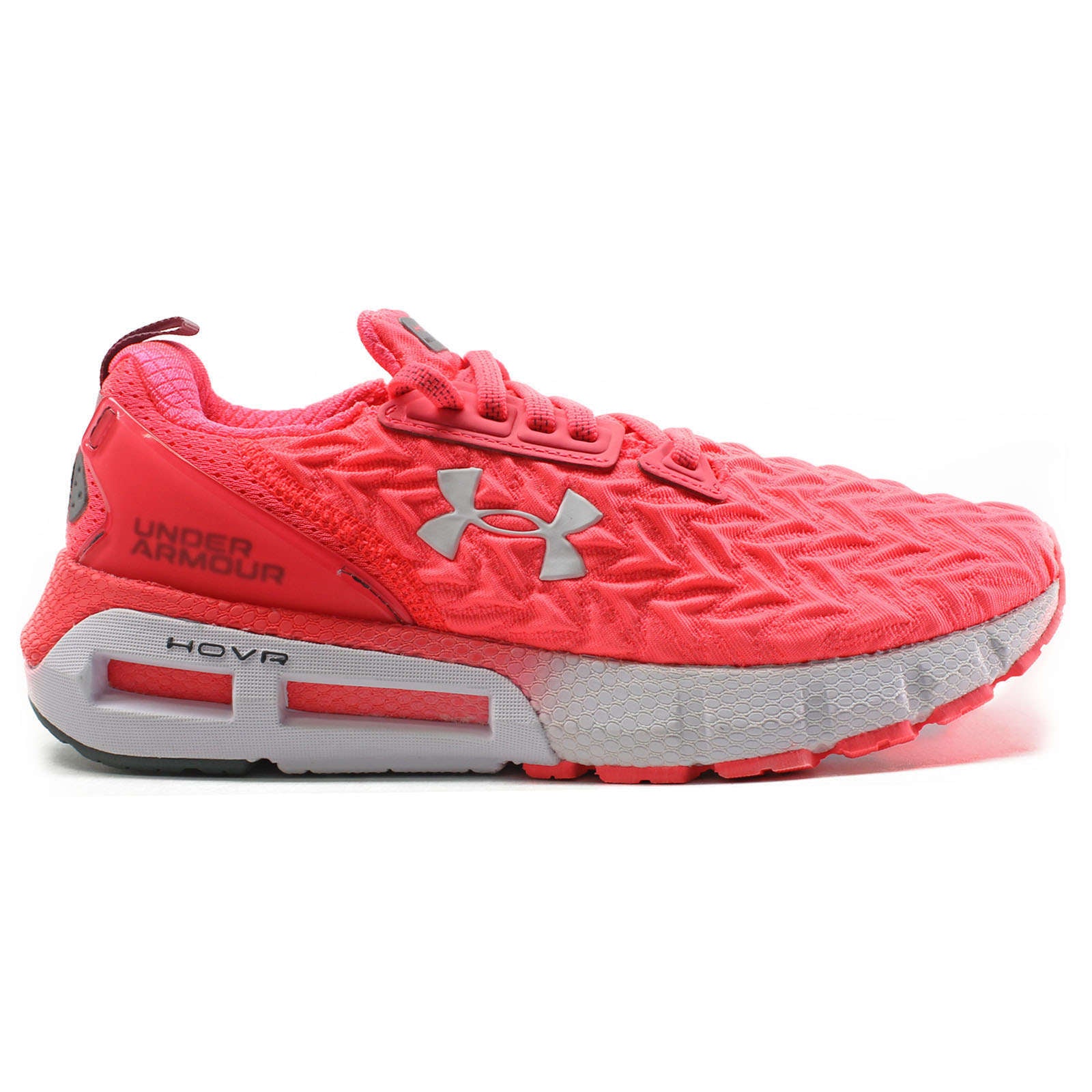 Under Armour HOVR Mega 2 Clone Synthetic Textile Women's Low-Top Trainers#color_pink white