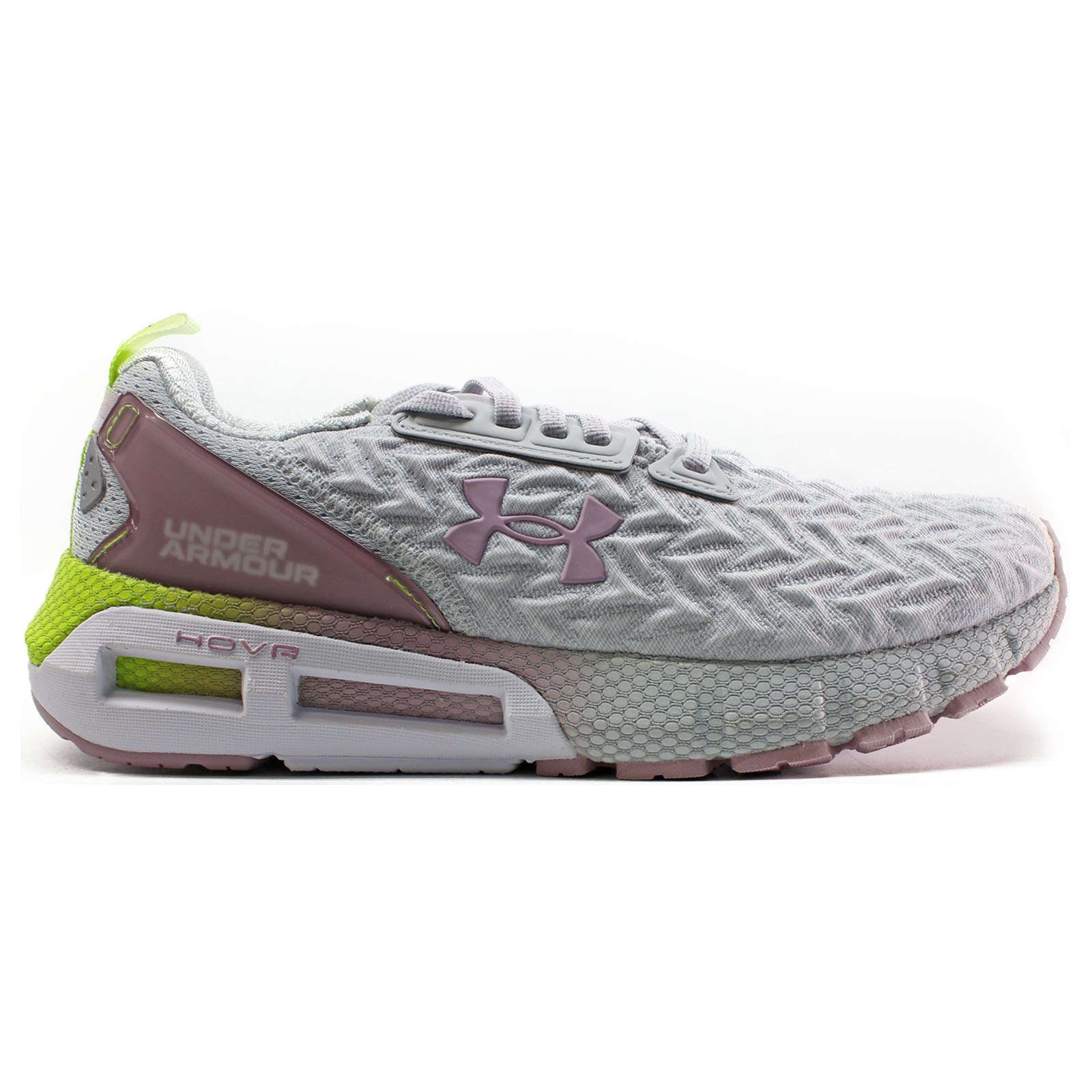 Under Armour HOVR Mega 2 Clone Synthetic Textile Women's Low-Top Trainers#color_grey pink