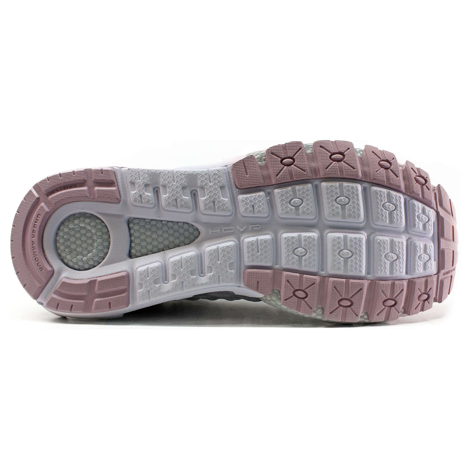 Under Armour HOVR Mega 2 Clone Synthetic Textile Women's Low-Top Trainers#color_grey pink