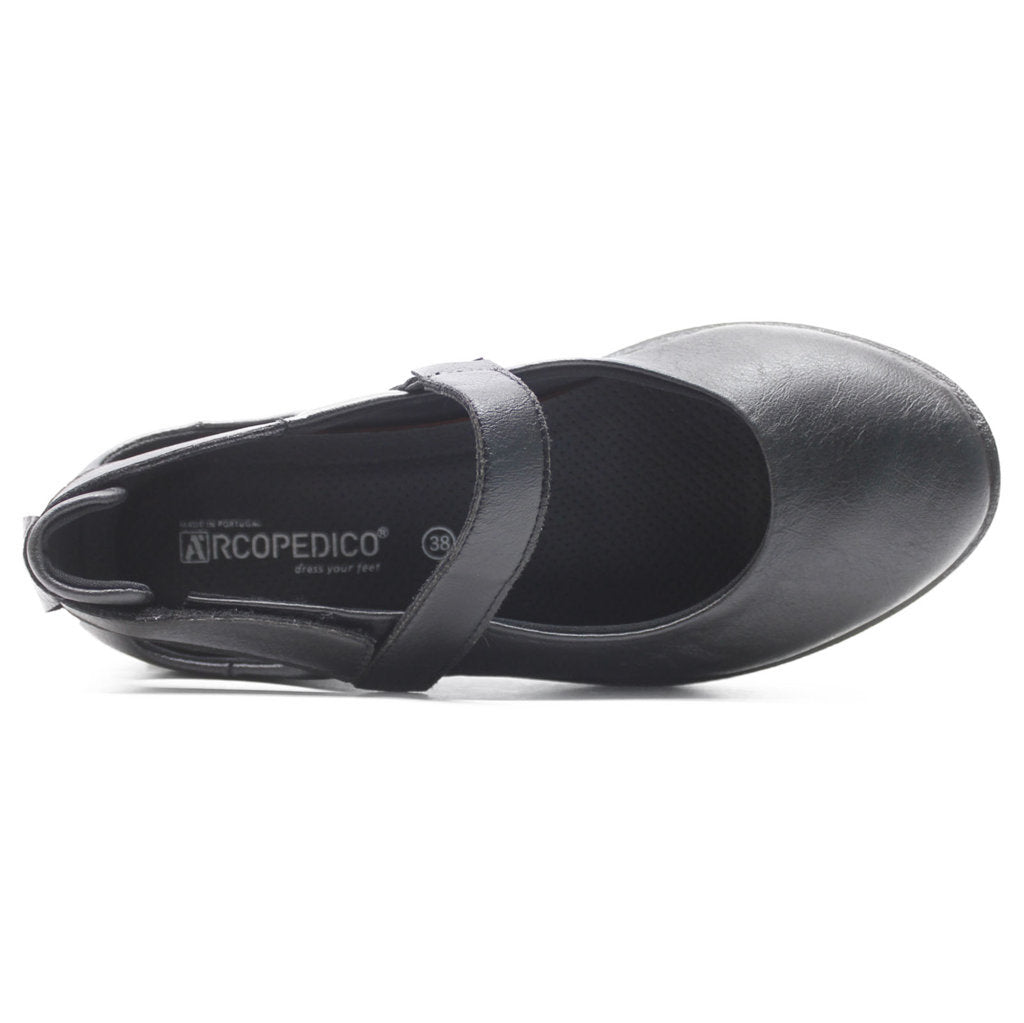 Arcopedico L51 Leather Womens Shoes#color_black