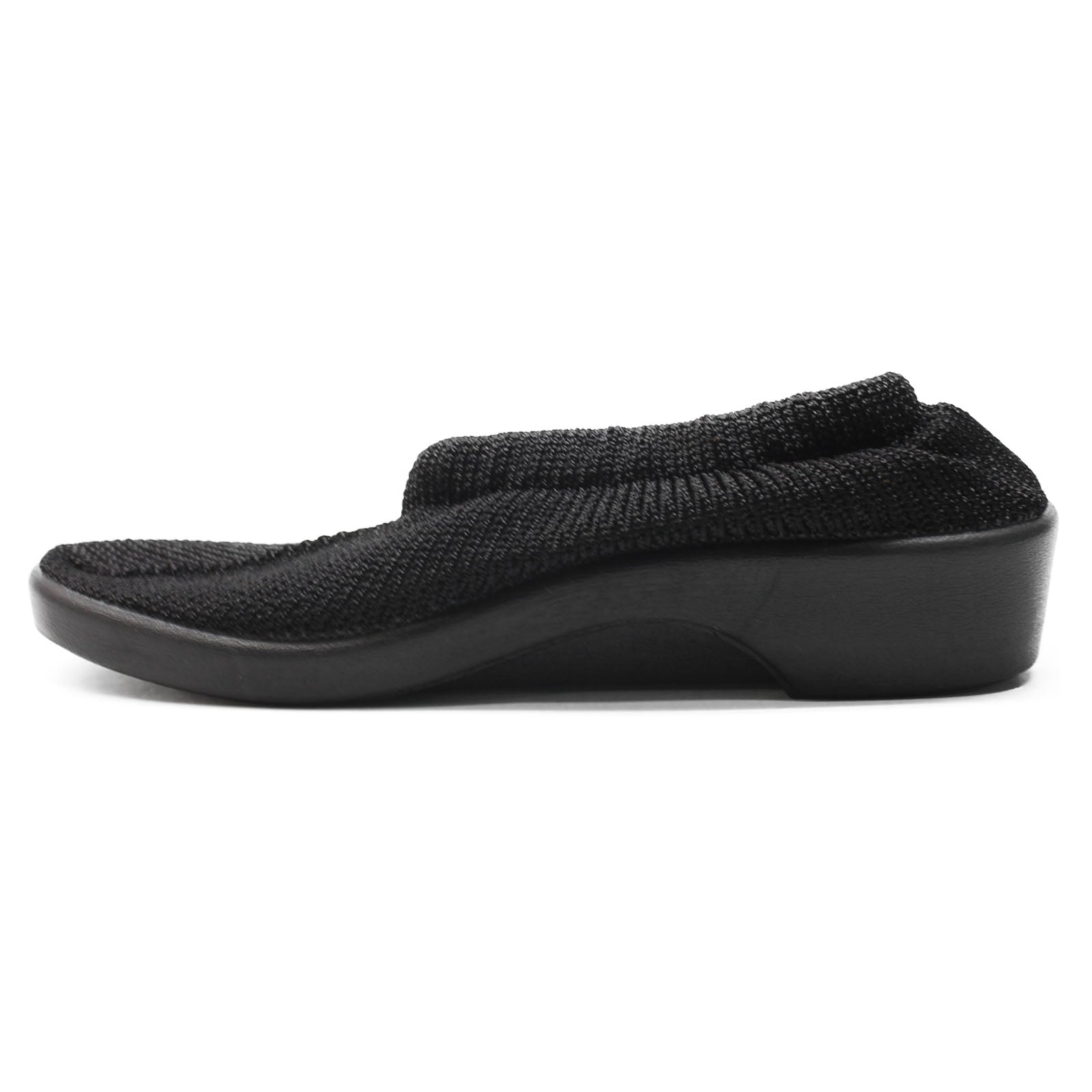 Arcopedico Steps Textile Women's Slip-on Shoes#color_black