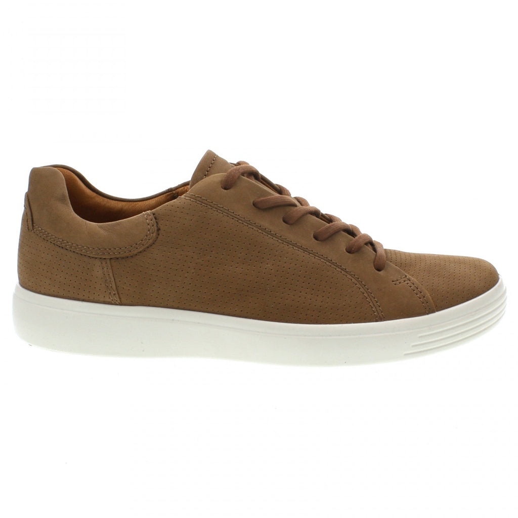 Ecco Soft 7 470264 Nubuck Mens Trainers#color_camel