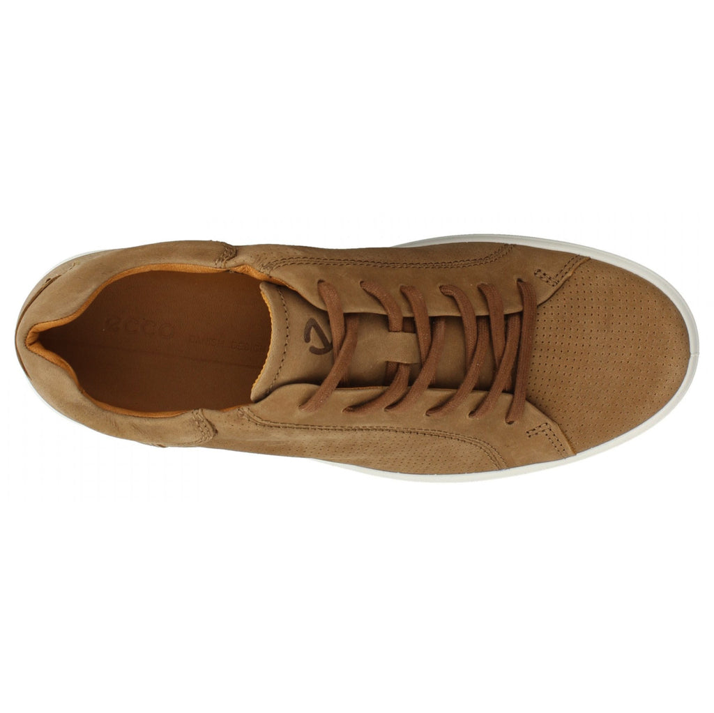 Ecco Soft 7 470264 Nubuck Mens Trainers#color_camel