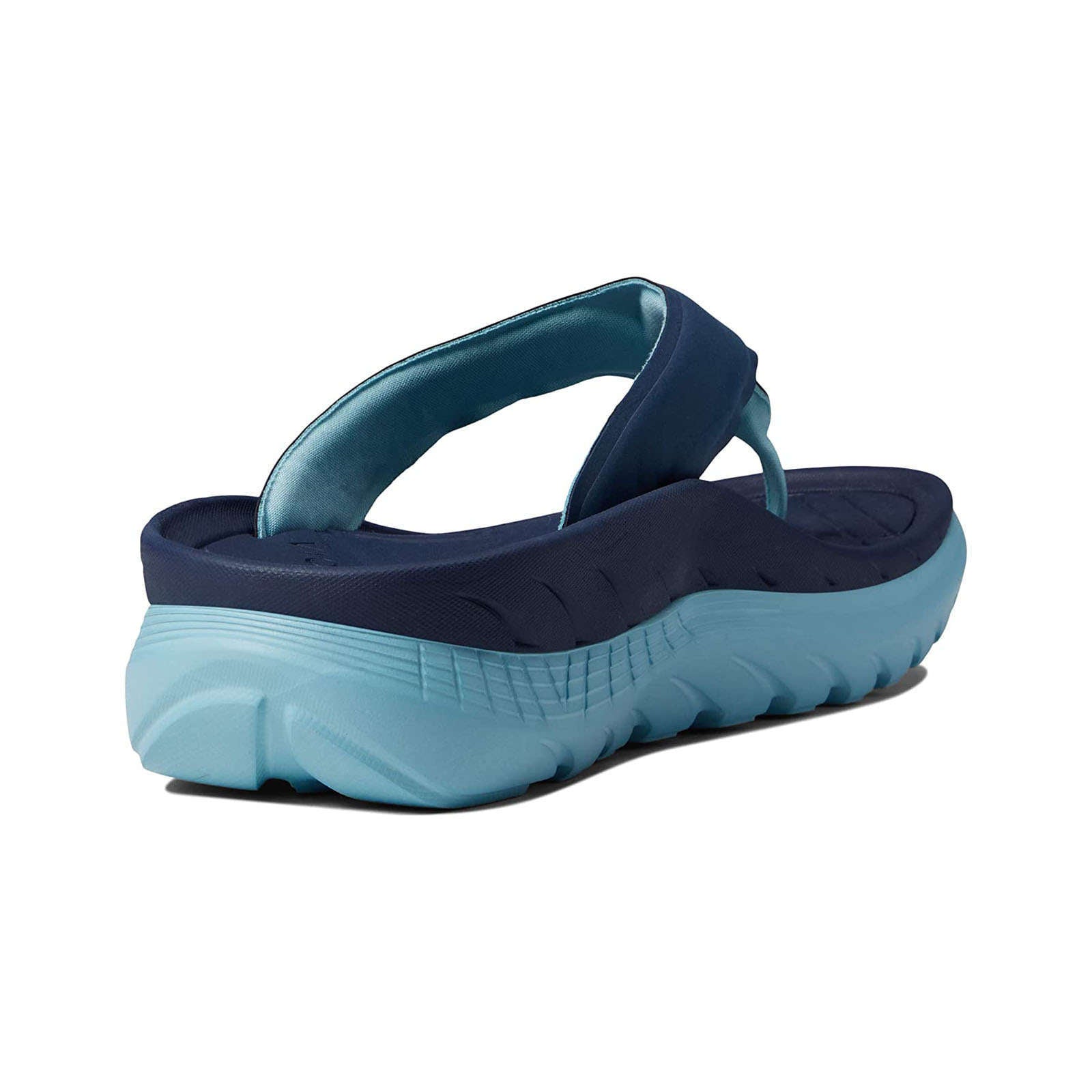 Vionic Restore Leather Unisex Sandals#color_navy porcelain blue