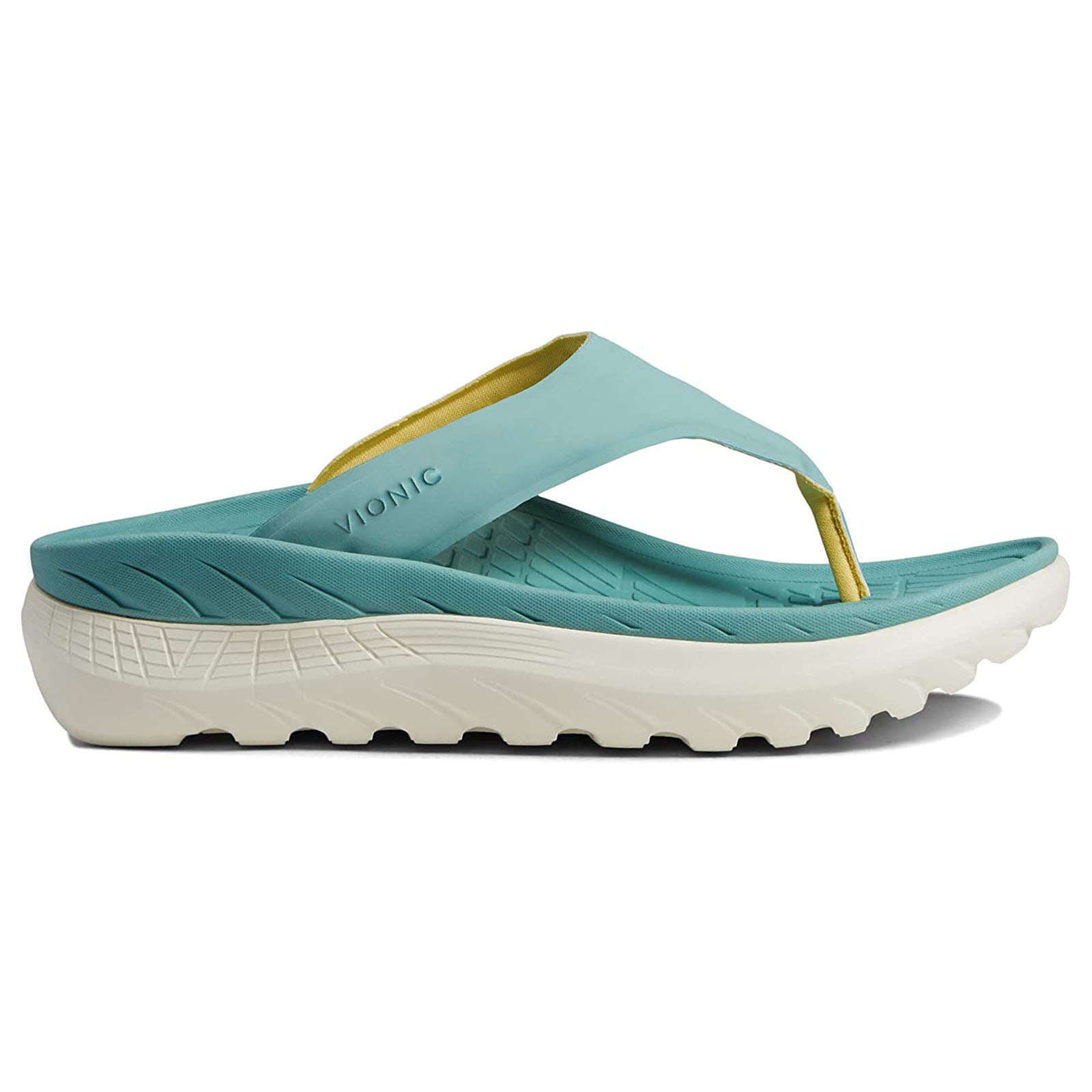 Vionic Restore Leather Unisex Sandals#color_wasabi