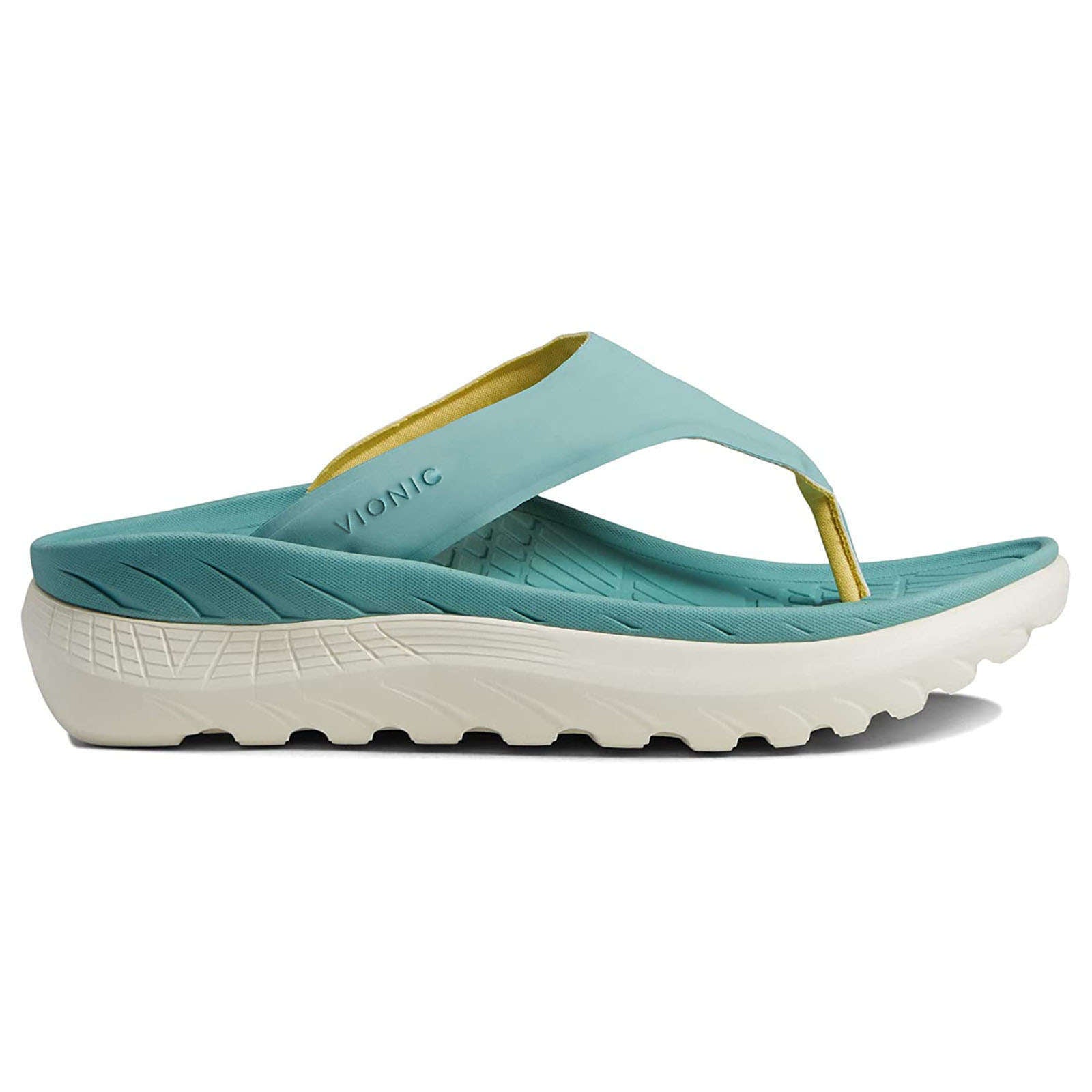 Vionic Restore Leather Womens Sandals#color_wasabi