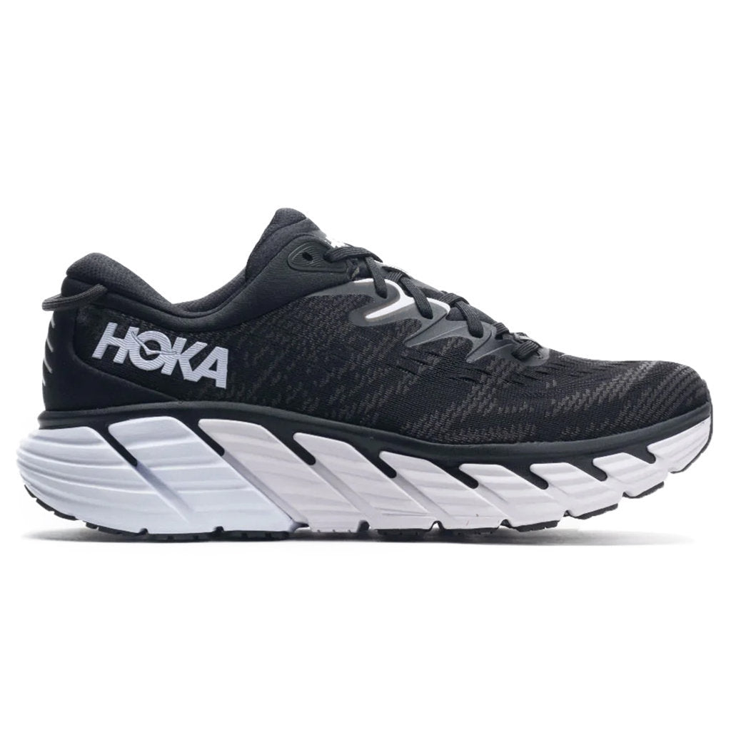 Hoka One One Gaviota 4 Mesh Men's Low-Top Road Running Trainers#color_black white