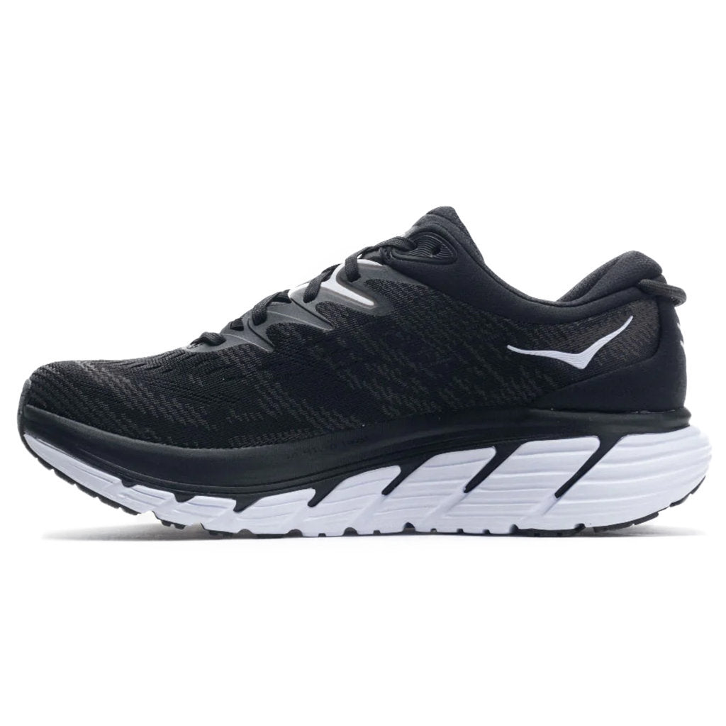 Hoka One One Gaviota 4 Mesh Men's Low-Top Road Running Trainers#color_black white