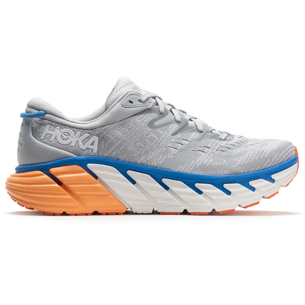 Hoka One One Gaviota 4 Mesh Men's Low-Top Road Running Trainers#color_harbor mist nimbus cloud