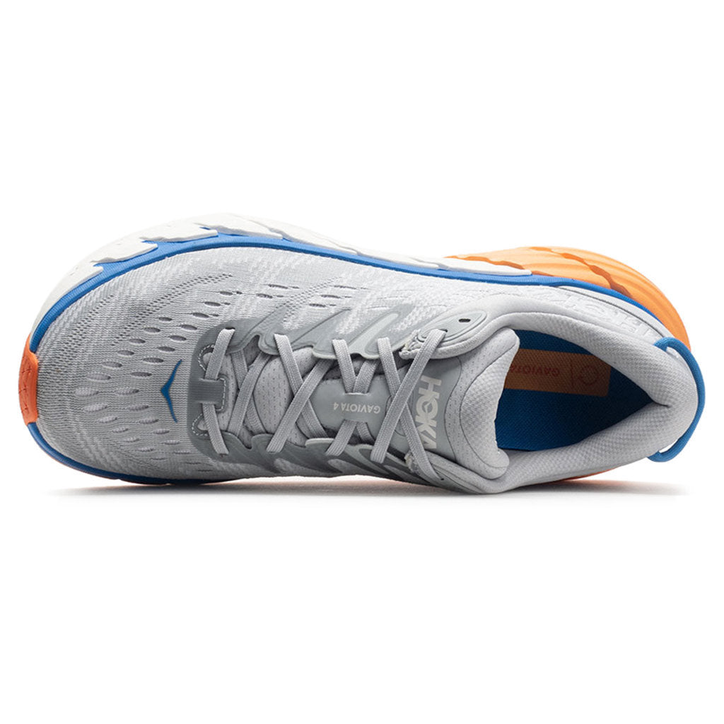 Hoka One One Gaviota 4 Mesh Men's Low-Top Road Running Trainers#color_harbor mist nimbus cloud