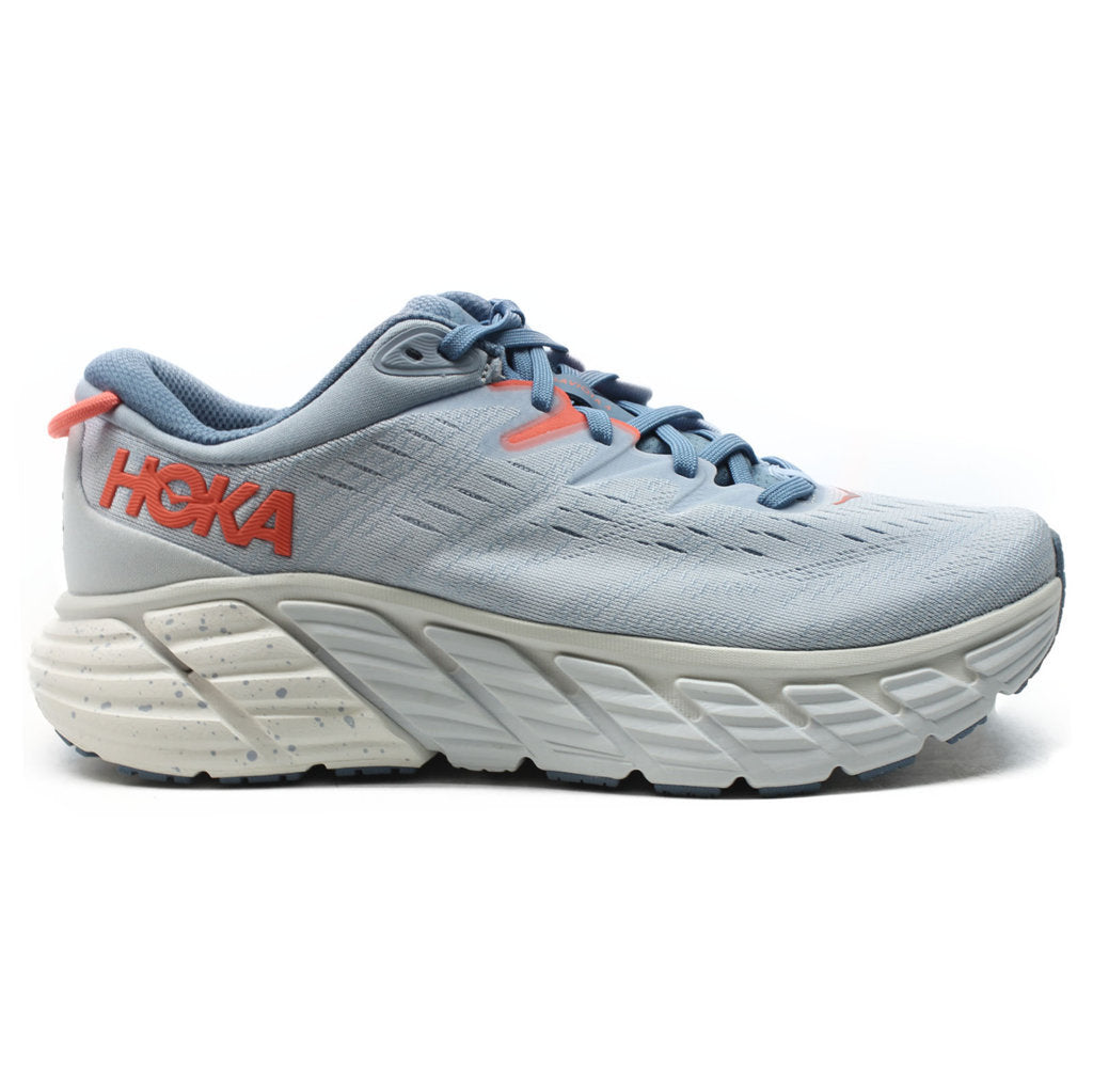 Hoka One One Gaviota 4 Mesh Women's Low-Top Road Running Trainers#color_blue fog plein air