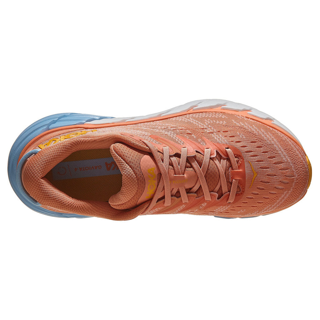 Hoka One One Gaviota 4 Mesh Women's Low-Top Road Running Trainers#color_shell coral peach parfait