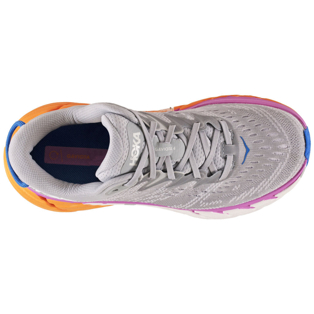 Hoka One One Gaviota 4 Mesh Women's Low-Top Road Running Trainers#color_harbor mist nimbus cloud