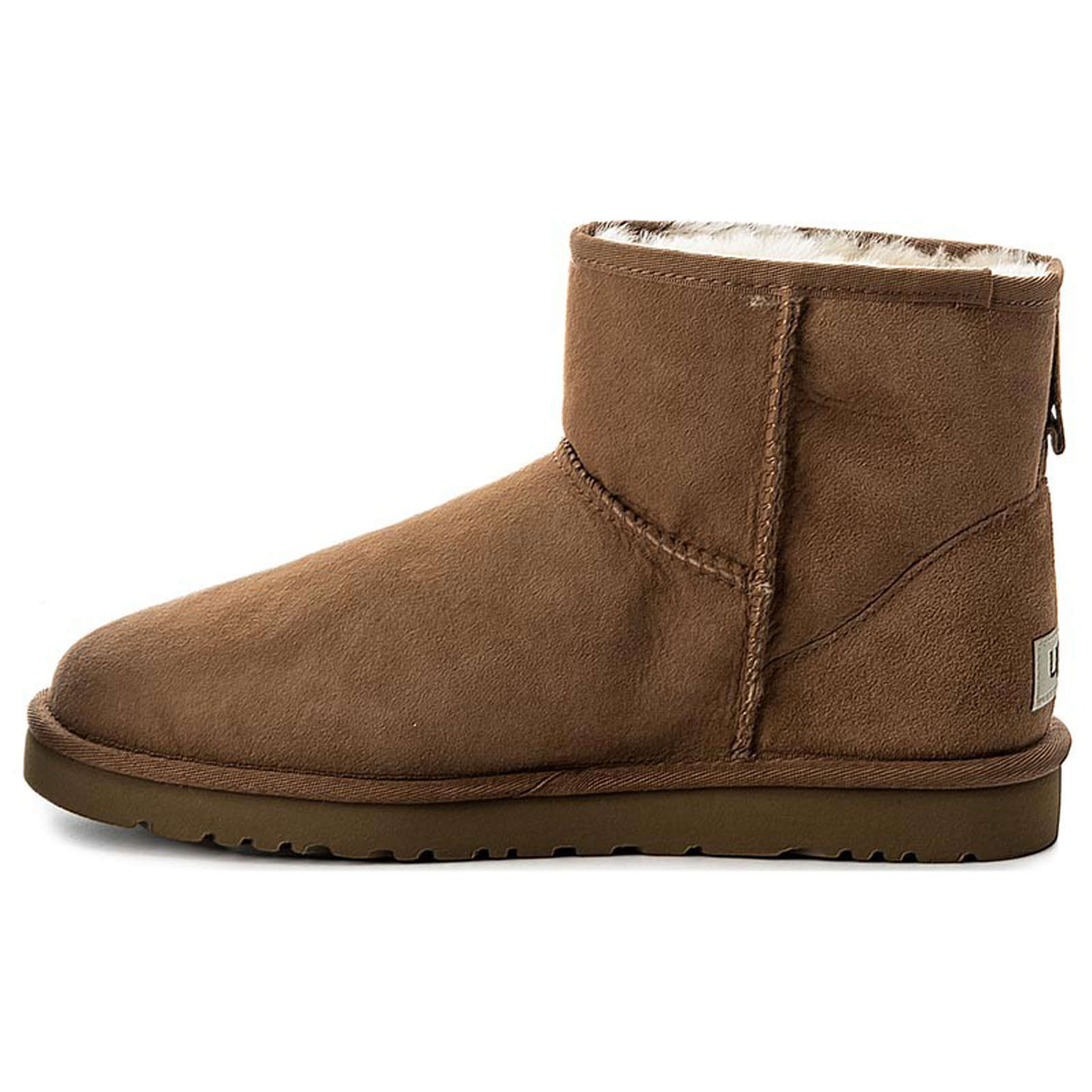 UGG Classic Mini II Suede Sheepskin Men's Winter Boots#color_chestnut