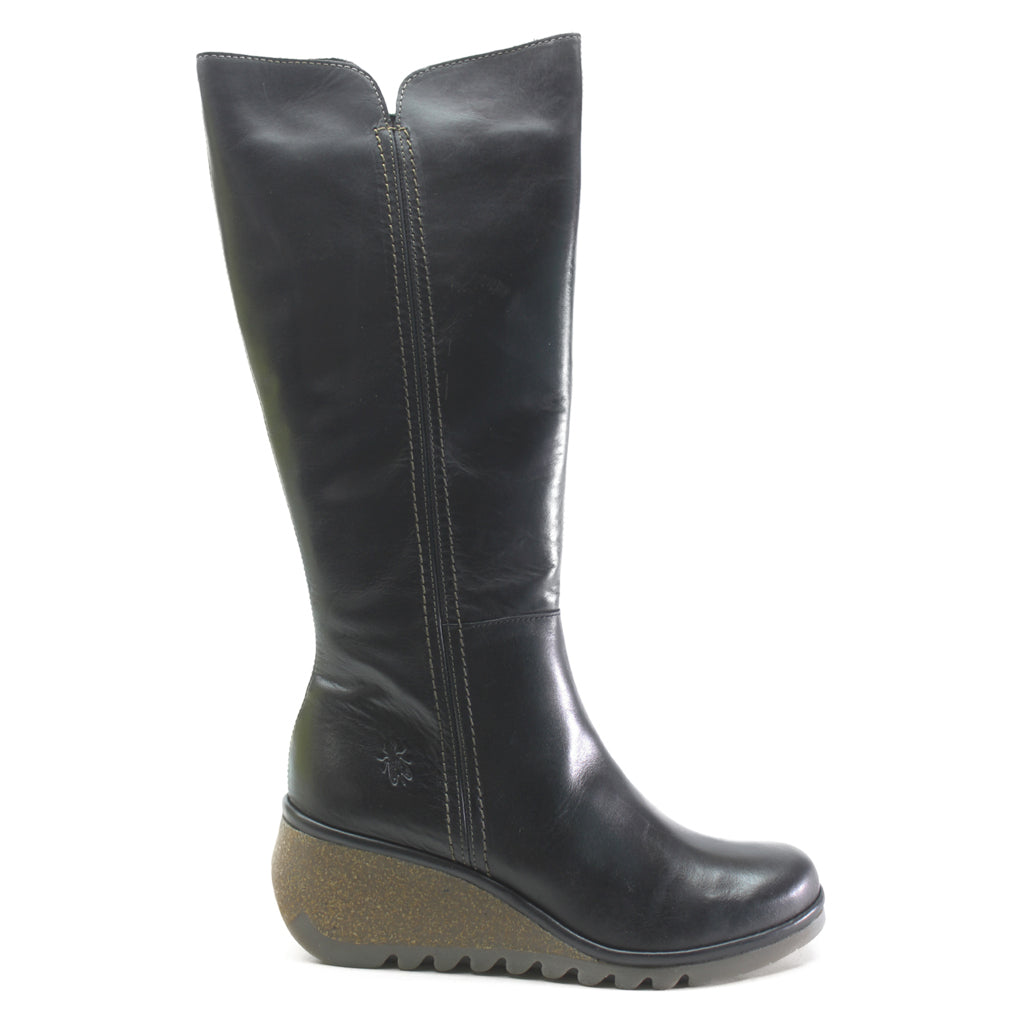 Fly London NARY328FLY Rug Leather Womens Boots#color_black