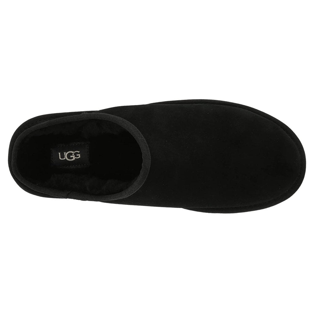 UGG Classic Slip-on Suede Sheepskin Men's Slippers#color_black