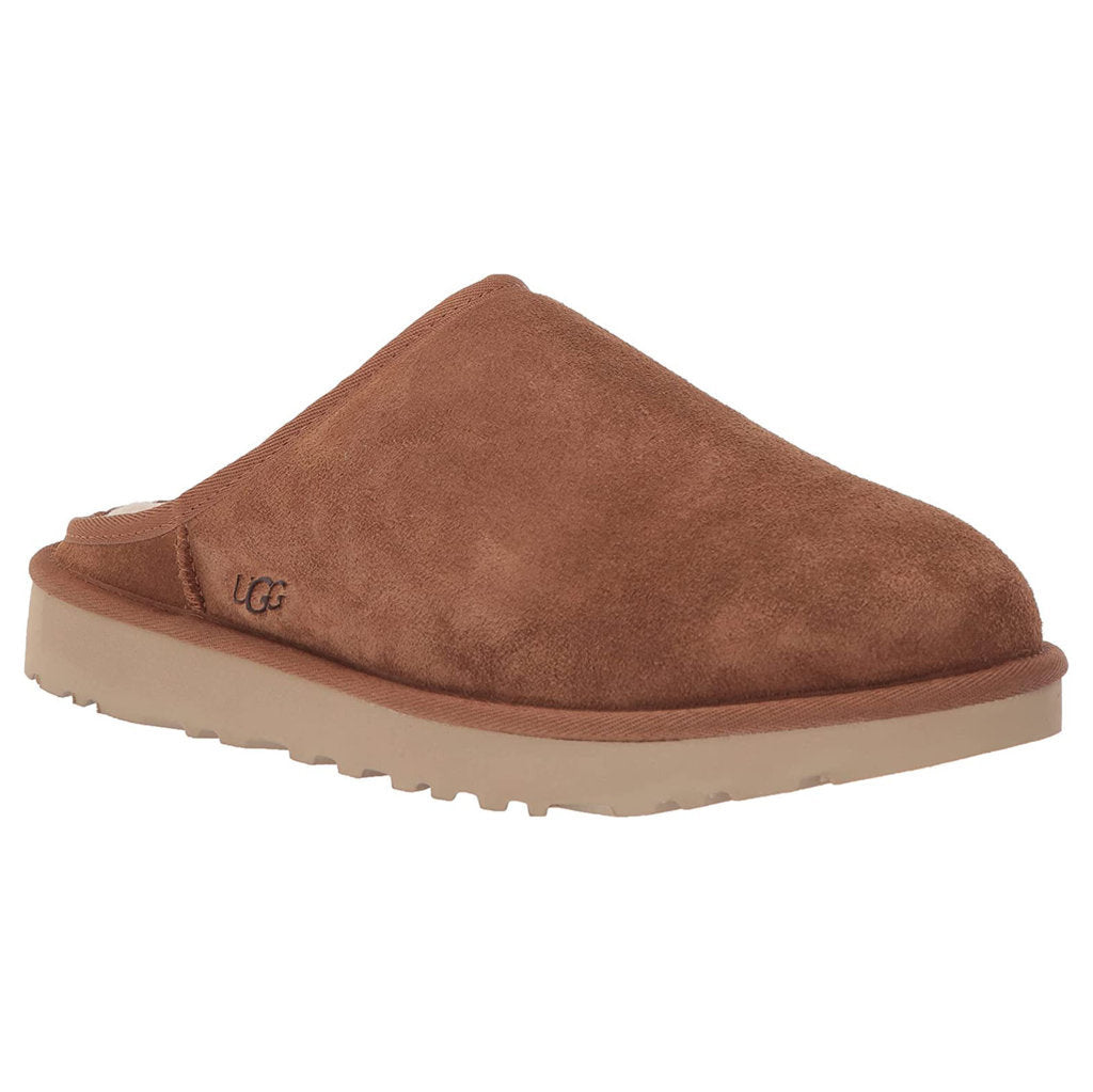 UGG Classic Slip-on Suede Sheepskin Men's Slippers#color_chestnut