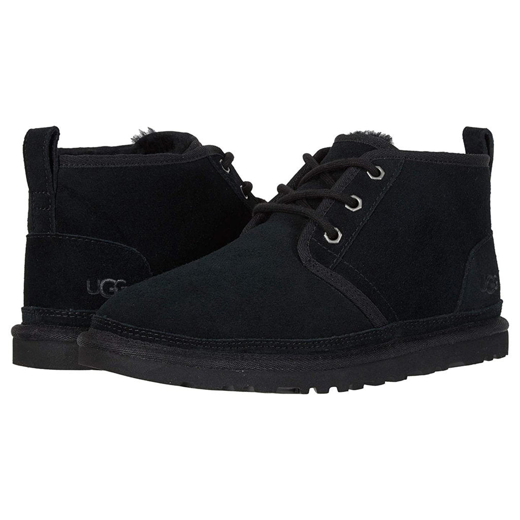 UGG Neumel Suede Leather Women's Chukka Boots#color_black