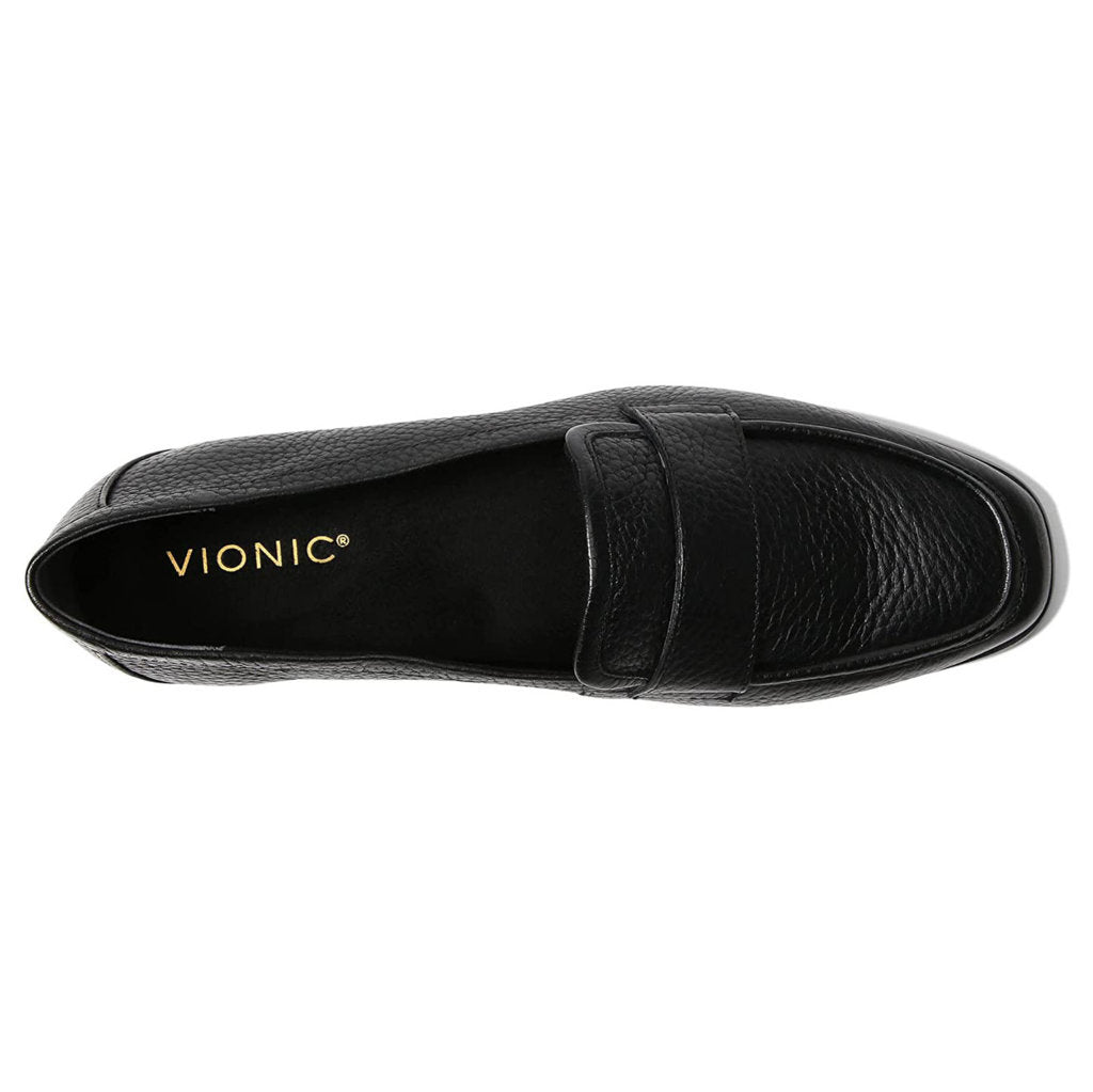 Vionic Sellah Leather Womens Shoes#color_black