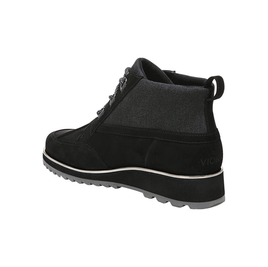 Vionic Nolan Nubuck Textile Womens Boots#color_black