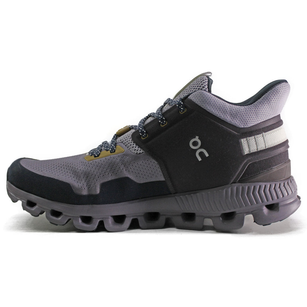 On Running Cloud Hi Edge Textile Men's Low-Top Trainers#color_pebble lilac