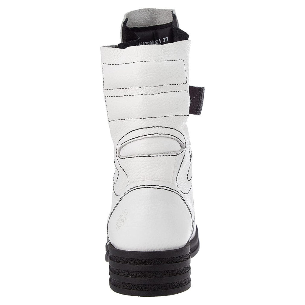 Fly London KIFF682FLY Leather Womens Boots#color_white