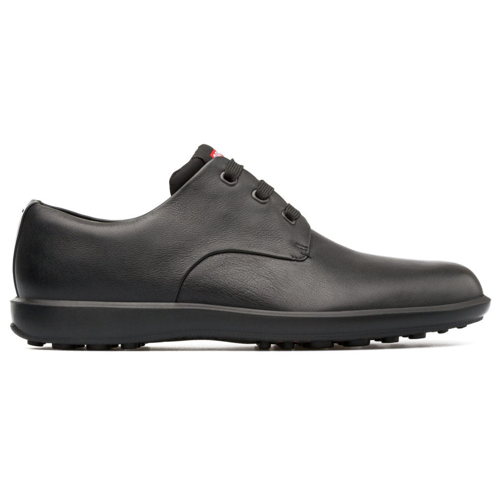 Camper Atom Work Polished Leather Blucher Men's Shoes#color_black