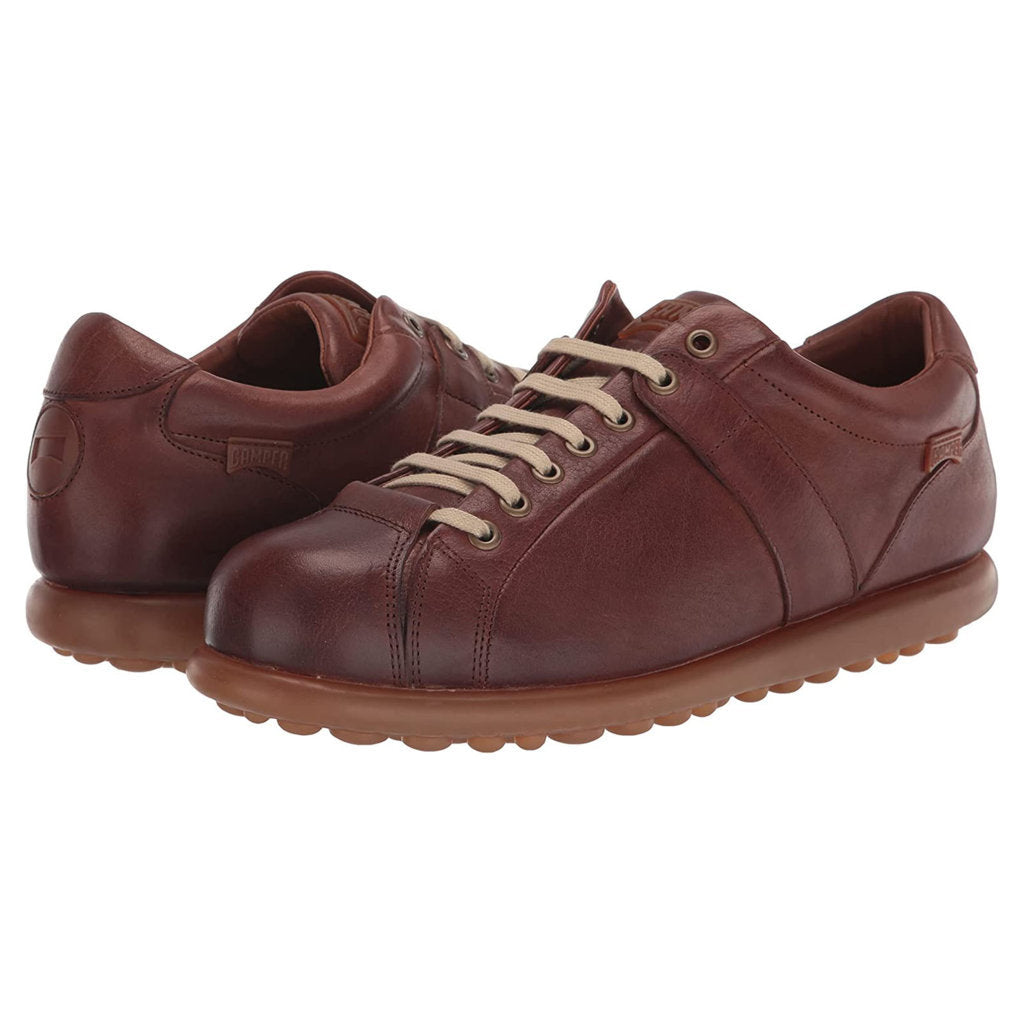 Camper Pelotas Ariel Calfskin Leather Men's Shoes#color_brown