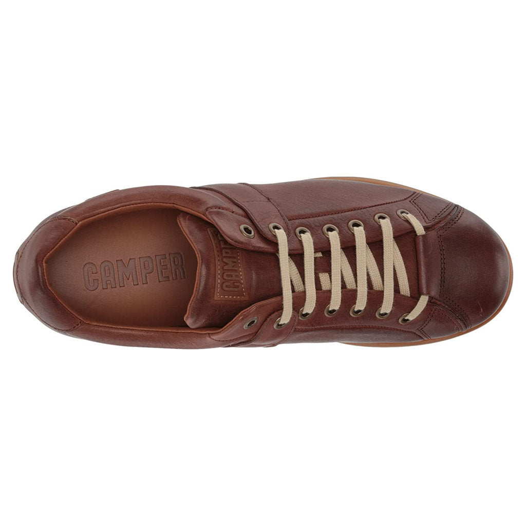 Camper Pelotas Ariel Calfskin Leather Men's Shoes#color_brown